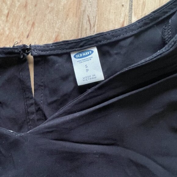Old Navy - 3/4 sleeve shift dress, Women's size small, black - Picture 3 of 7